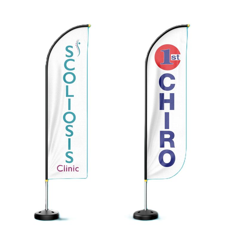 Feather flags GC Scoliosis